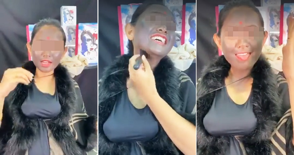 M'sian Woman Puts On Blackface To Advertise Her Whitening Product But Claims She's Not Racist - WORLD OF BUZZ
