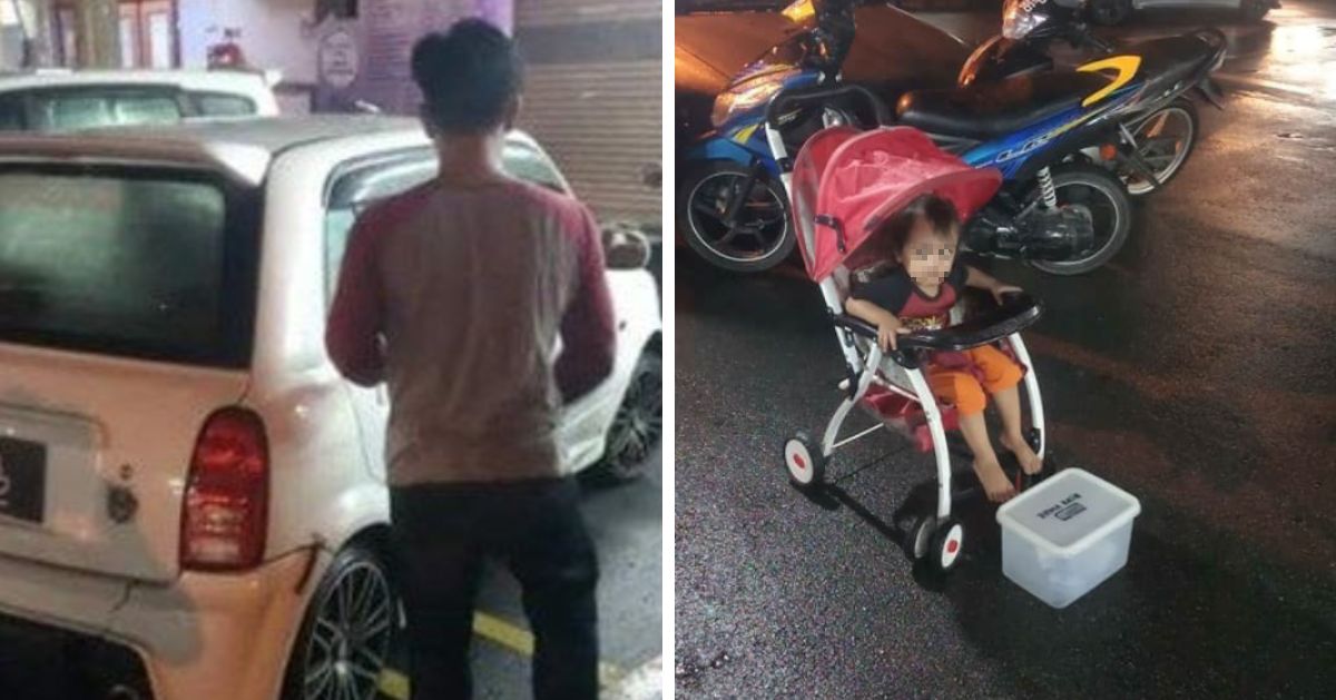 Irresponsible M'sian Parents Force Toddler to Beg in Penang to Pay Off Ah Long Debts - WORLD OF BUZZ 3