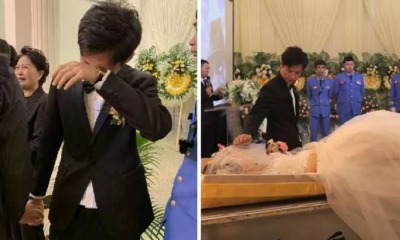 Man Fulfils Wife's Final Wish By Organising Wedding at Funeral After She Succumbs to Breast Cancer - WORLD OF BUZZ 4