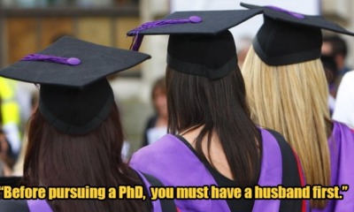 Man Said Women Must Marry Before Pursuing PhD To Avoid Becoming An Old Maid, Gets Backlash - WORLD OF BUZZ