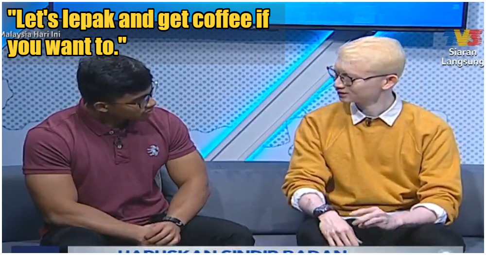 M'sian Albino & His Ex-Bully Are Now Friends, Said That They Have Learnt From Past Mistakes - WORLD OF BUZZ