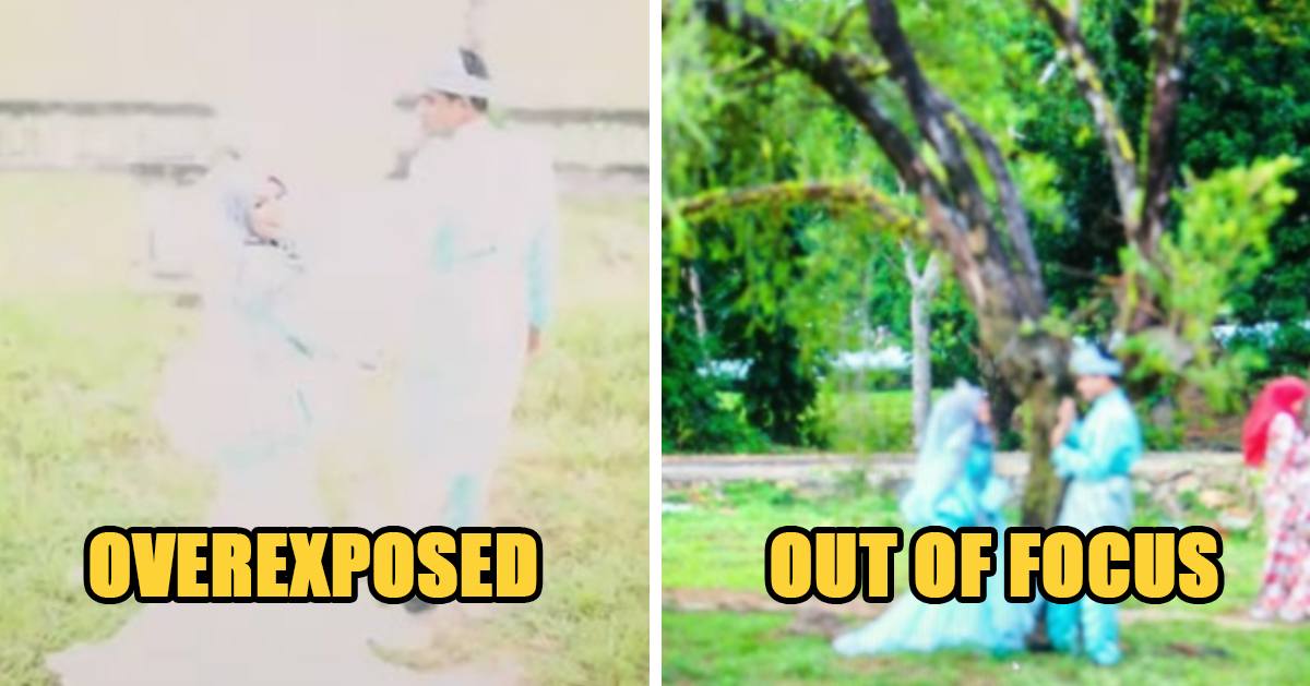 M'sian Bride Pays RM1,600 For Photographer, Ends Up With Terrible Photos That Go Viral - WORLD OF BUZZ