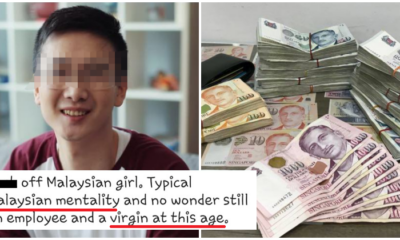 S'porean Guy Can't Handle Rejection, Insults M'sian Girl While Flaunting RM1 Million Bank Account - WORLD OF BUZZ