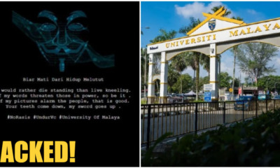 UM E-Payment Site Hacked By Anonymous People, Displays Protest Message - WORLD OF BUZZ