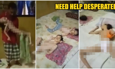 Video: Single Kelantanese Father Took Care Of All Three Of His Bedridden Children Brought Netizen To Tears - WORLD OF BUZZ
