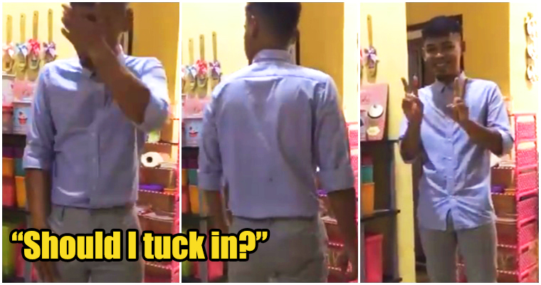 Video: Sweet 23 y/o Guy Couldn't Go Out On Date Without Consulting His Outfit With His Mom first - WORLD OF BUZZ