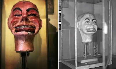 Watch: Creepy Ventriloquist Doll Opens Latched Case Then Blinks Eyes & Opens Mouth - WORLD OF BUZZ 7