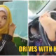 Watch: Inspiring Perak Woman Born Without Arms Shows How She Drives & Puts on Makeup With Her Feet - WORLD OF BUZZ 1