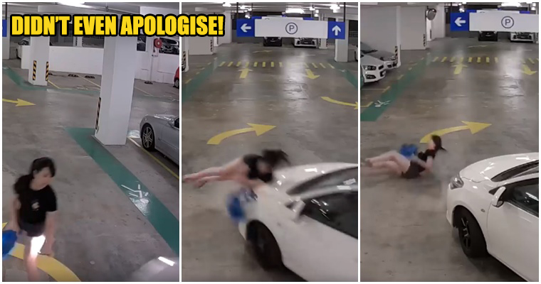 Watch: M'sian Lawyer Knocked Down A Woman With His Car But Pretended That He Was Innocent - WORLD OF BUZZ