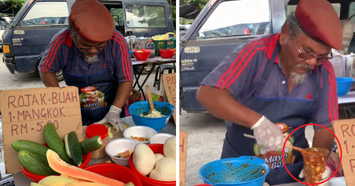 Watch: This Rojak Uncle Is Going Viral For All The Right Reasons, Netizens Praise His Generosity - WORLD OF BUZZ