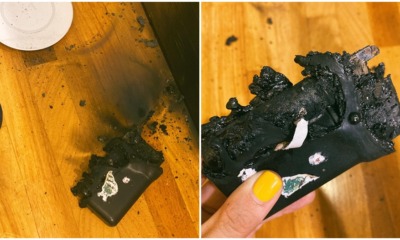 Woman's Powerbank Left Uncharged Overnight, Wakes Up To Burning Smell Because It Exploded In Her Sleep - WORLD OF BUZZ 5