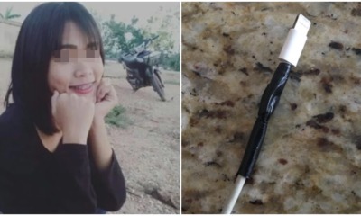 17yo Girl Dies After Tape Wrapped Around Her Broken Charging Cable Tears, Gets Electrocuted - WORLD OF BUZZ