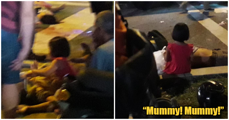 Little Girl Cries Out To Her Dead Mother After Range Rover Ran Them Over in Subang - WORLD OF BUZZ