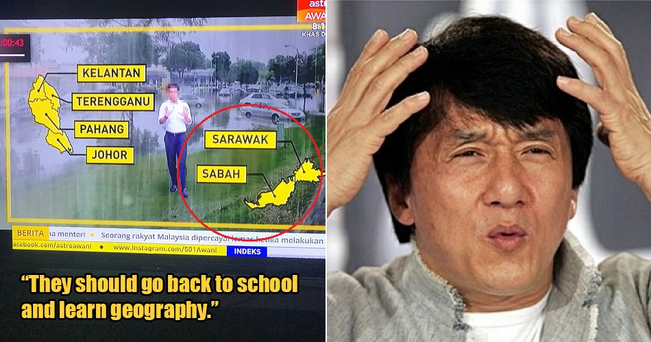 Netizens Asked Local News Channel To Balik Sekolah After They Labelled Sabah & Sarawak Wrongly On Map - WORLD OF BUZZ