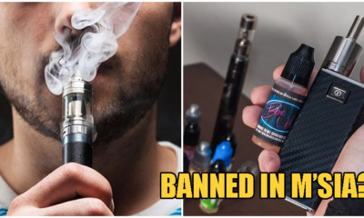 Govt: Use & Sale of Vape & E-Cigarette Products May Soon Be Banned In M'sia - WORLD OF BUZZ 1