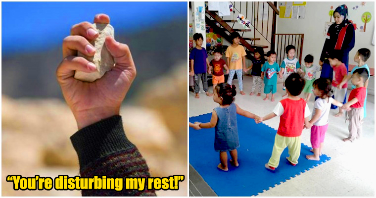 Indo man annoyed at singing kids threw rock at kindergarten - WORLD OF BUZZ