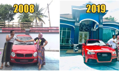 Kelantan Woman Gifts Husband Brand New AUDI After Selling Chickens For 8 Years Together - WORLD OF BUZZ