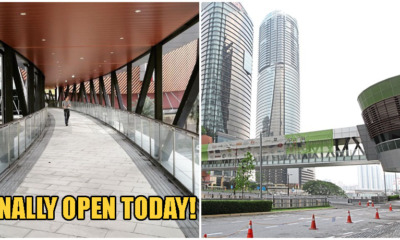 Long-Awaited Link Bridge From The Gardens Mall To Abdullak Hukum LRT Is FINALLY OPEN! - WORLD OF BUZZ