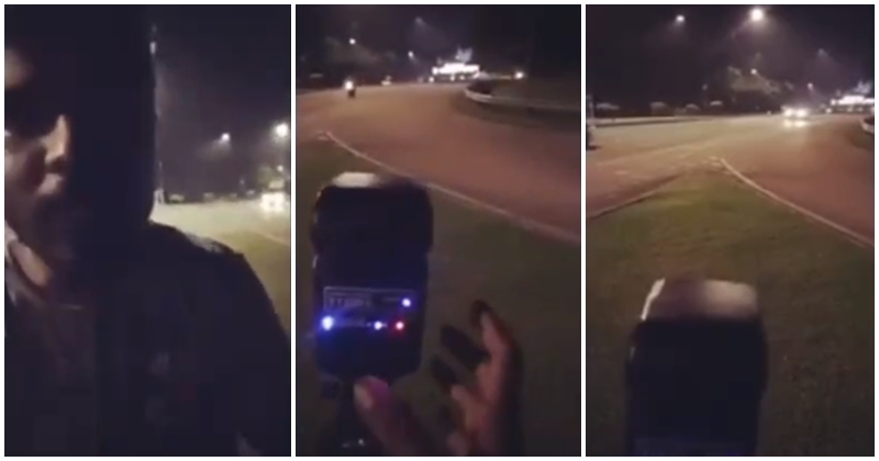 Man Plays Around With His Camera's Speed Light, Becomes Unofficial AES Stopping Drivers From Speeding - WORLD OF BUZZ 2
