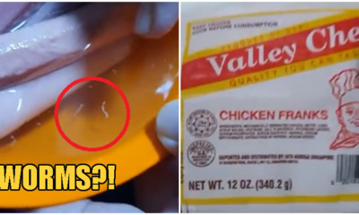 M'sian Man Shockingly Finds Disgusting 'White Worms' Wriggling Out Of Defrosted Hot Dogs - WORLD OF BUZZ 1