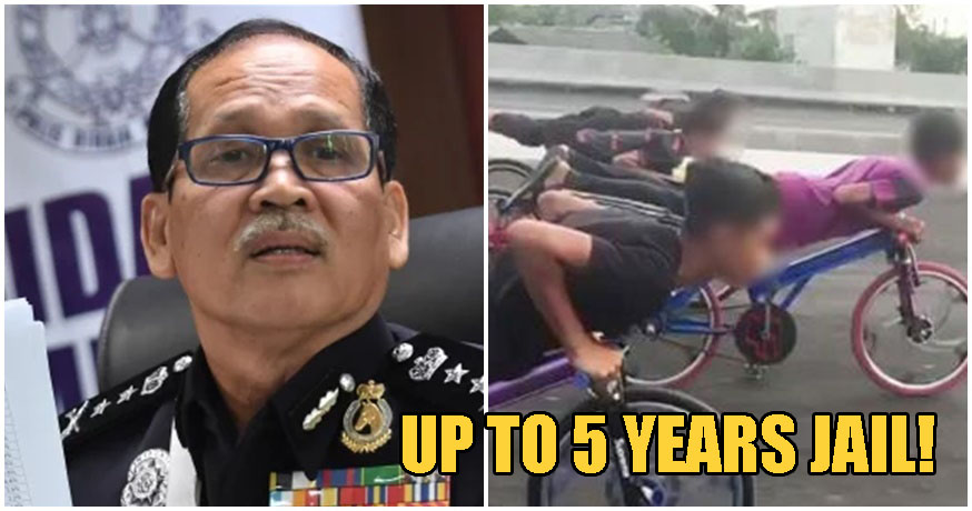 PDRM: Parents of Kids Who Race 'Basikal Lajak' May Face Legal Consequences For Negligence - WORLD OF BUZZ 2