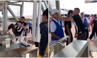 Rempit Couldn't Get Tickets To Grand Prix So He "Flying Kick"ed Guards On Duty, Triggered Crowd Fight - WORLD OF BUZZ 5