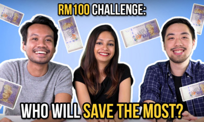 RM100 Challenge: Who Will Save The Most? - WORLD OF BUZZ