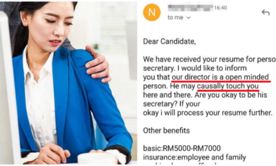 "The manager may touch you here and there" - M'sian Reveals How She was Offered Secretary Job - WORLD OF BUZZ