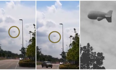 UFO  Spotted In Johor, Netizens Claim That It Might Belong To Singapore - WORLD OF BUZZ 2