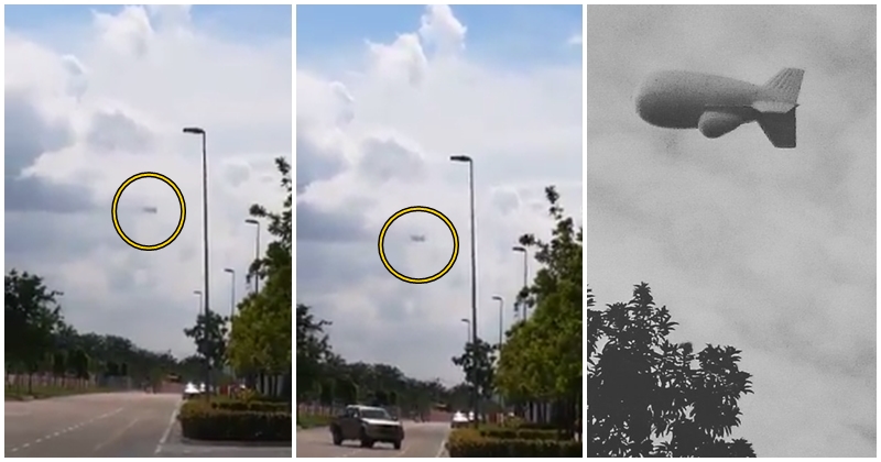 UFO  Spotted In Johor, Netizens Claim That It Might Belong To Singapore - WORLD OF BUZZ 2