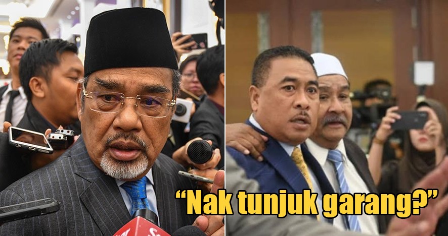 Video: "Bangang, Bodoh..." Two Umno MPs Were Seen Shouting At Each Other In Parliament Lobby - WORLD OF BUZZ