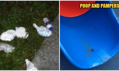 Parents Littered Diapers All Over Newly Opened Taman Tasik Titiwangsa, Left Poop All Over Slides - WORLD OF BUZZ