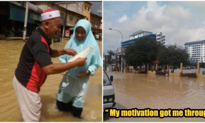 Determined M'sian Girl Obtains 10A's For PT3 Exams After Braving Through Heavy Floods - WORLD OF BUZZ