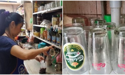 Hawker Summoned For Serving Drinks To Her Customers Using Cups With Beer Logo - WORLD OF BUZZ 4