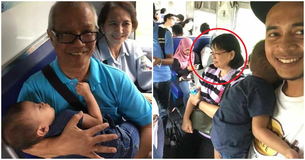 Kind M'sian Auntie & Uncle Offers Seat & Helps To Carry Couple's Baby In Thai Train - WORLD OF BUZZ 3
