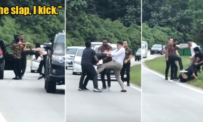 Watch: M'sian Man Kicks Woman for Honking Him Non-Stop Because He Wanted to Cut In Front of Her - WORLD OF BUZZ