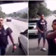 Watch: Car Blocking Emergency Lane For Car Gets Threatened With Steering Lock - WORLD OF BUZZ