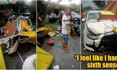 Burger Stall Owner Had Sixth Sense, Avoided Getting Hit By Drunk Driver - WORLD OF BUZZ