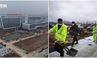 China's First Wuhan Virus Hospital Is Now Open After Just 2 Days Of Construction - WORLD OF BUZZ 7
