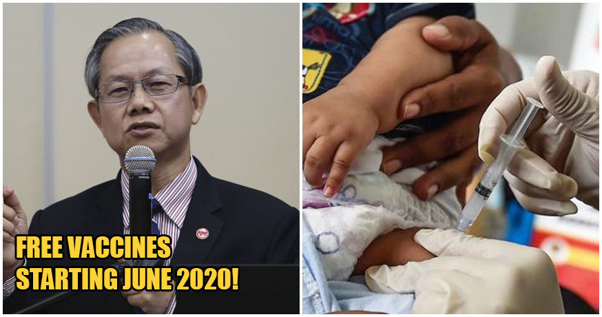 MoH: Babies Born On Jan 1st 2020 Onwards Can Receive FREE Vaccinations Starting In June - WORLD OF BUZZ 3