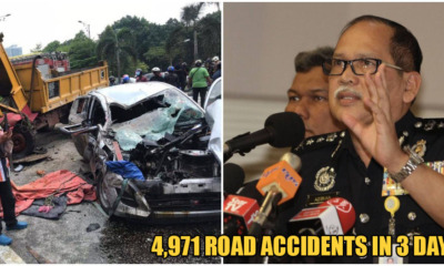 PDRM: 4,971 Road Accidents & 42 Deaths in First 3 DAYS of Op Selamat 16 - WORLD OF BUZZ 3