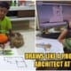 Photos: Talented 12yo Johor Boy Sketches Like A Pro Architect & Lead His House's Renovations! - WORLD OF BUZZ