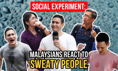 [Social Experiment] Malaysian React To Sweaty People - WORLD OF BUZZ
