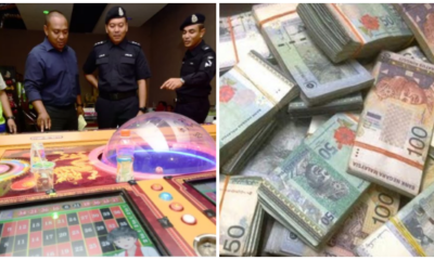 Sarawakian Police Busts An Ilegal Online Gambling Outlet That Earns RM600k A Month - WORLD OF BUZZ