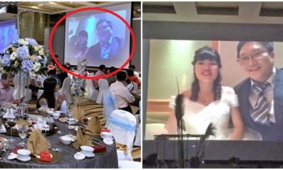 Couple Who Visited Wuhan Livestreams Themselves At Their Own Wedding From Quarantine Suite - WORLD OF BUZZ