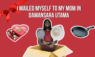 I Mailed Myself to My Mom in Damansara Utama - WORLD OF BUZZ