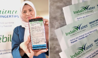 Indah Water Will Be Charging RM2 for Printed Bills Starting July 2020, Users Urged to Register for e-Billing - WORLD OF BUZZ 2