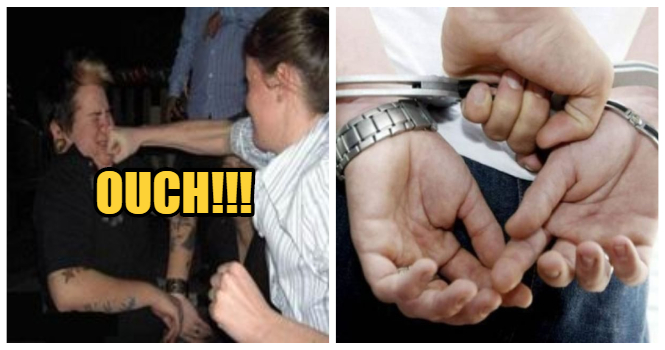 Policeman in Penang takes a punch to the face - WORLD OF BUZZ 4