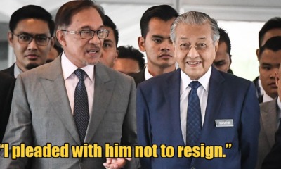 "Tun M Played No Part In Toppling PH, Will Never Work With Past Regime," Anwar Says - WORLD OF BUZZ 2