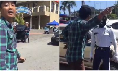 Video: M'sian Man Yells At Kajang Officer For Giving Him a RM10 Saman & Kicks Person Recording - WORLD OF BUZZ 1